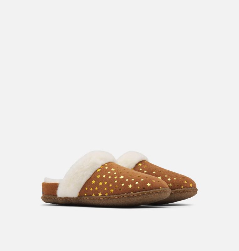 Kids Slippers Brown - Sorel Youth Nakiska™ II - 902-QHYOMT